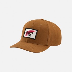 Red Wing Embroidered Logo Ball Hüte | 9462AQZYS