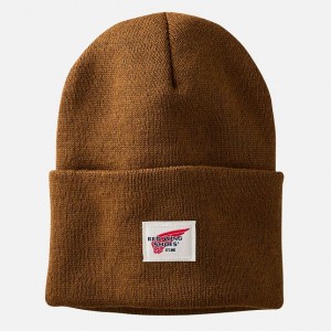 Red Wing Logo Knit Hüte | 9754PWNMG